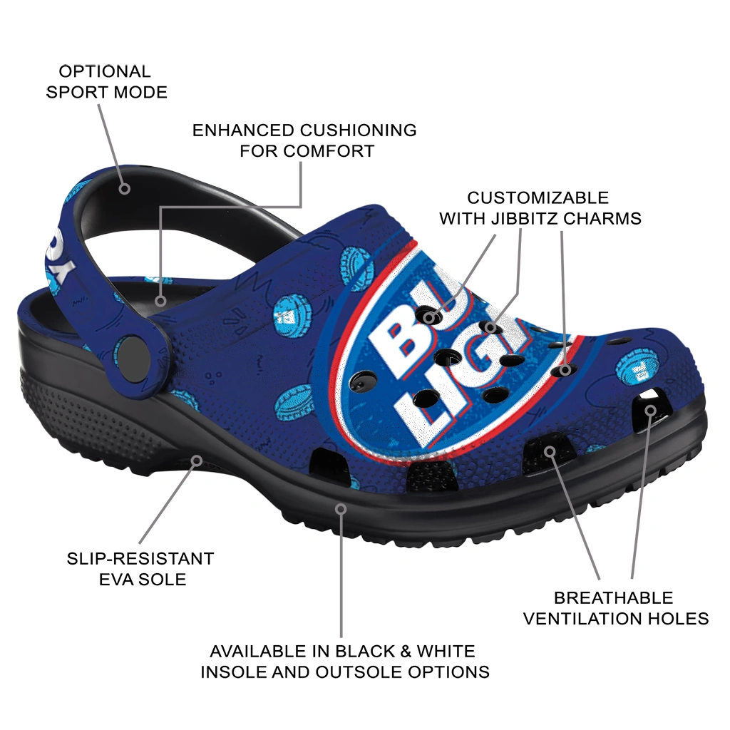 custom-bud-light-bottle-cap-blue-white-clogs-new-arrival-hey-clogs.webp