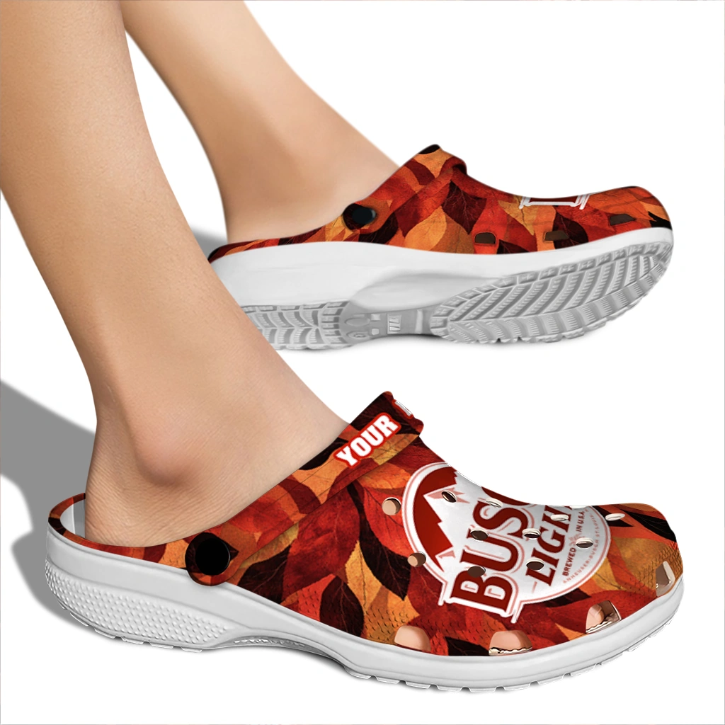custom-busch-light-leaf-mosaic-red-orange-clogs-fashion-forward-hey-clogs.webp