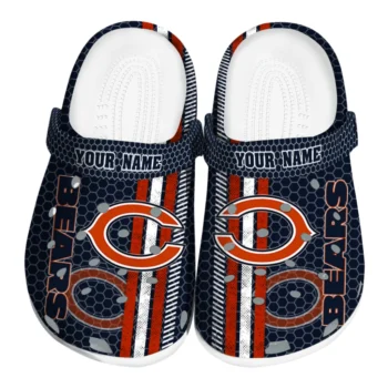 Custom Chicago Bears Contrasting Stripes Clogs