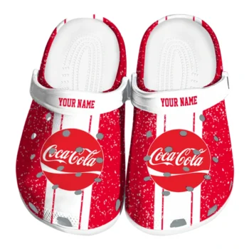 Custom Coca-Cola Coca Cola Red White Clogs