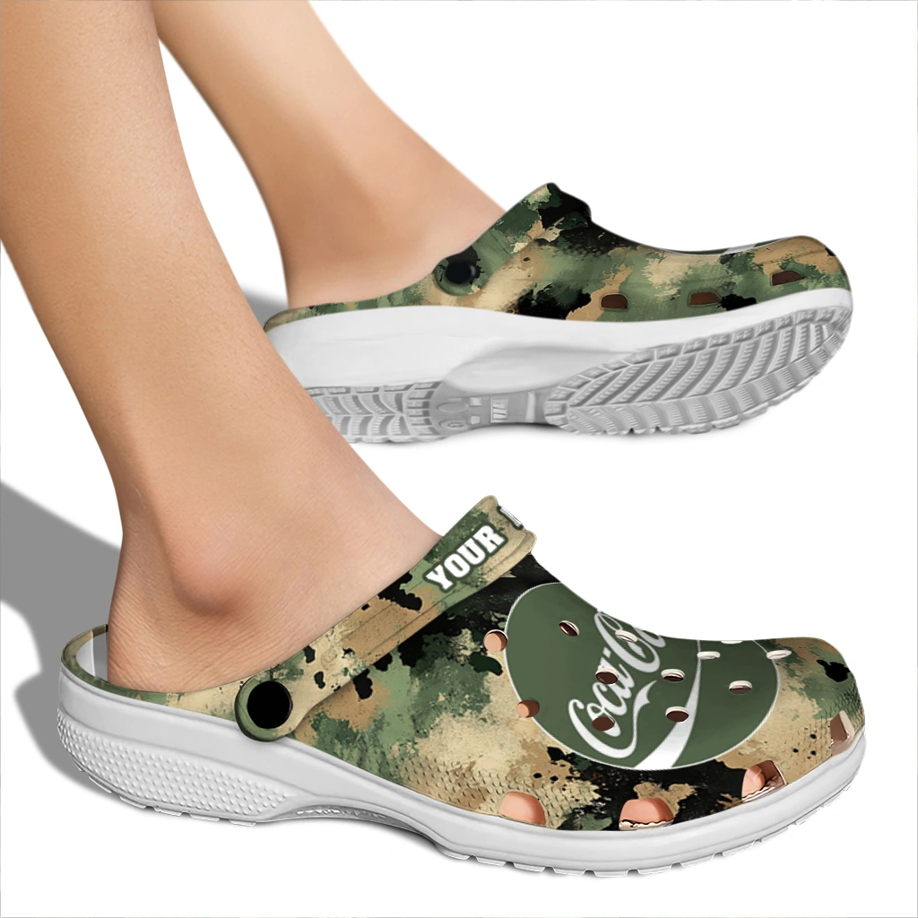 custom-coca-cola-green-camouflage-green-brown-clogs-fashion-forward-hey-clogs.webp