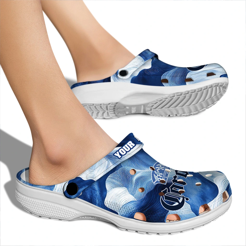 custom-corona-beer-blue-wave-blue-white-clogs-fashion-forward-hey-clogs.webp