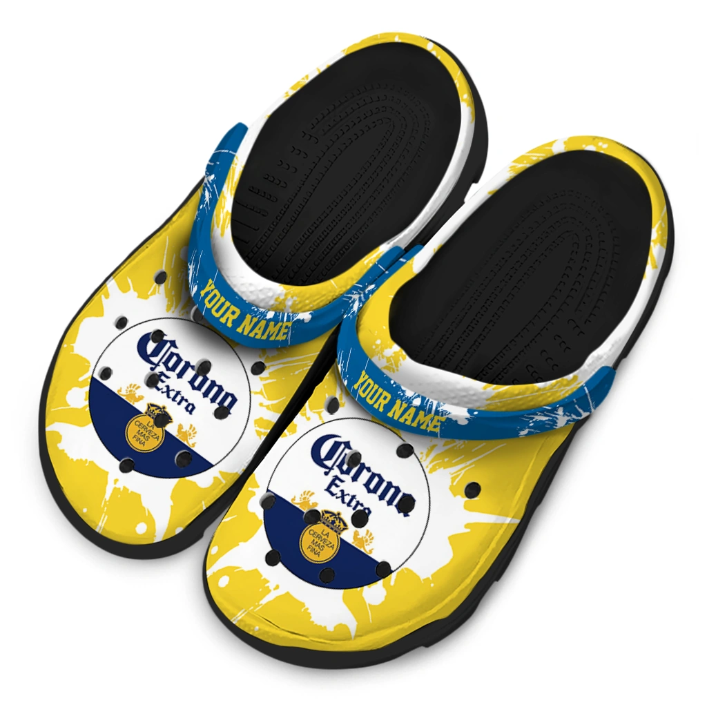 custom-corona-beer-crest-pop-yellow-blue-clogs-latest-model-hey-clogs.webp