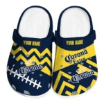 custom-corona-beer-football-zigzag-navy-yellow-clogs-best-selling-hey-clogs.webp