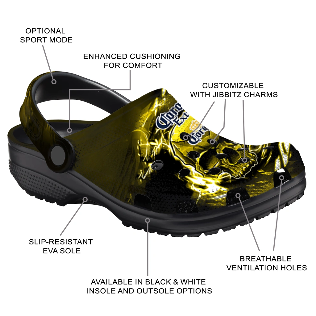 custom-corona-beer-skull-thunder-yellow-black-clogs-new-arrival-hey-clogs.webp