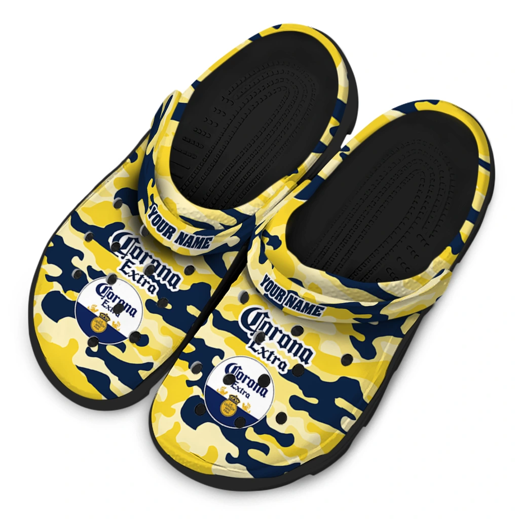 custom-corona-beer-yellow-camouflage-yellow-navy-clogs-latest-model-hey-clogs.webp