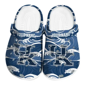 Custom Kentucky Wildcats Wave Flow Clogs