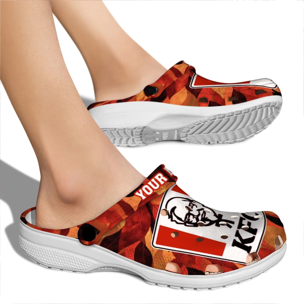 custom-kfc-leaves-red-orange-clogs-fashion-forward-hey-clogs.webp
