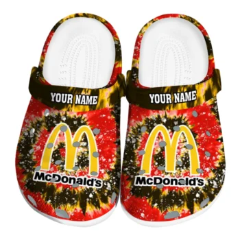 Custom McDonald's Golden Arches Red Yellow Clogs