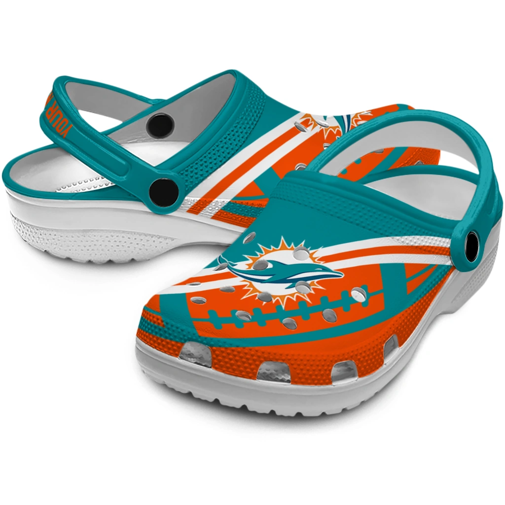 custom-miami-dolphins-football-motif-clogs-high-quality