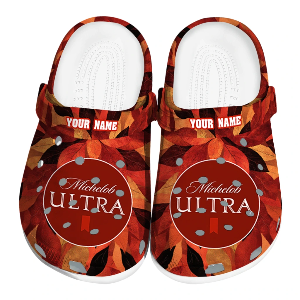 custom-michelob-ultra-leaves-red-orange-clogs-best-selling-hey-clogs.webp custom michelob ultra leaves red orange clogs best selling hey clogs