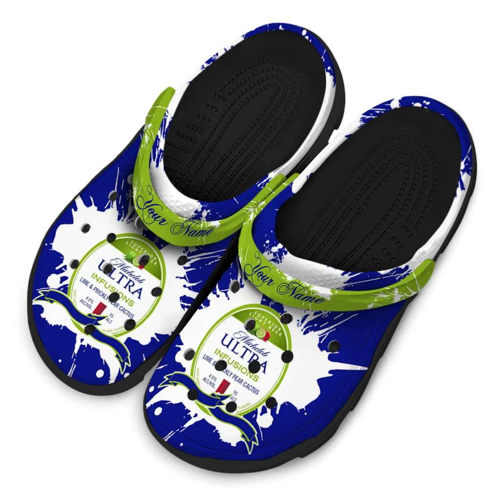custom-michelob-ultra-splatter-pattern-blue-white-clogs-latest-model-hey-clogs.webp