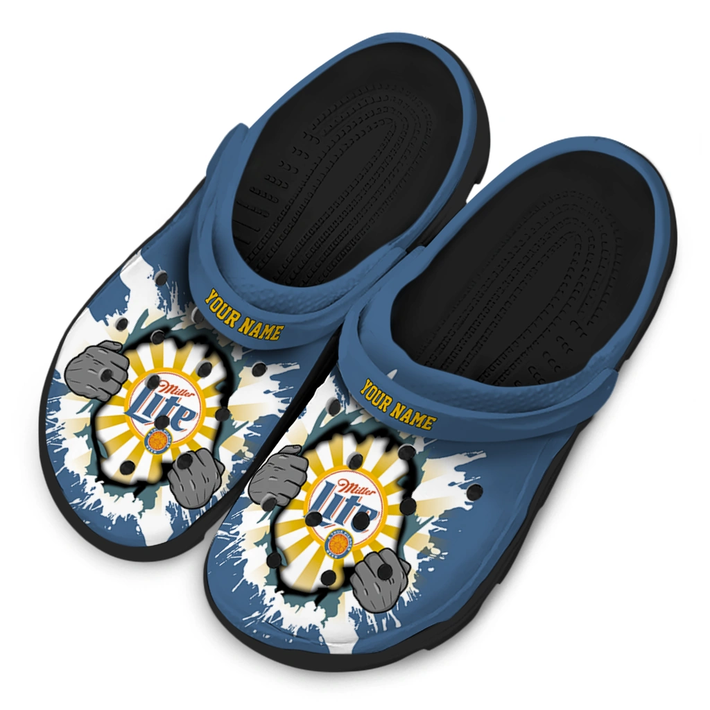 custom-miller-lite-bursting-through-blue-yellow-clogs-latest-model-hey-clogs.webp