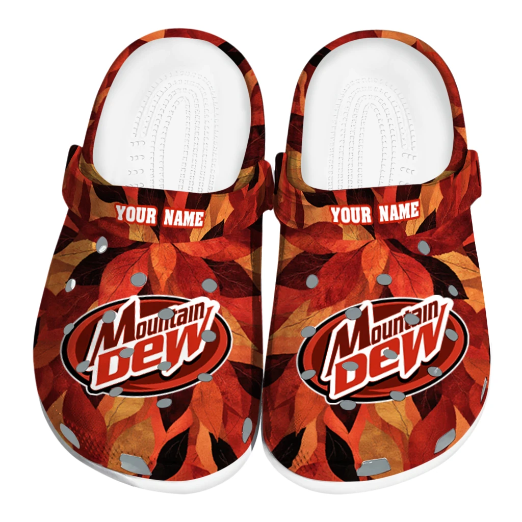 custom-mountain-dew-autumn-leaf-red-orange-clogs-best-selling-hey-clogs.webp custom mountain dew autumn leaf red orange clogs best selling hey clogs