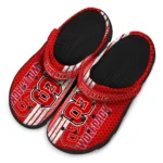 custom-nc-state-wolfpack-contrasting-stripes-clogs-best-selling