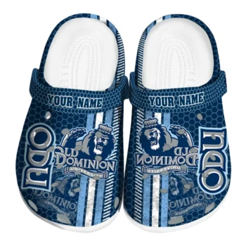 Custom Old Dominion Monarchs Contrasting Stripes Clogs