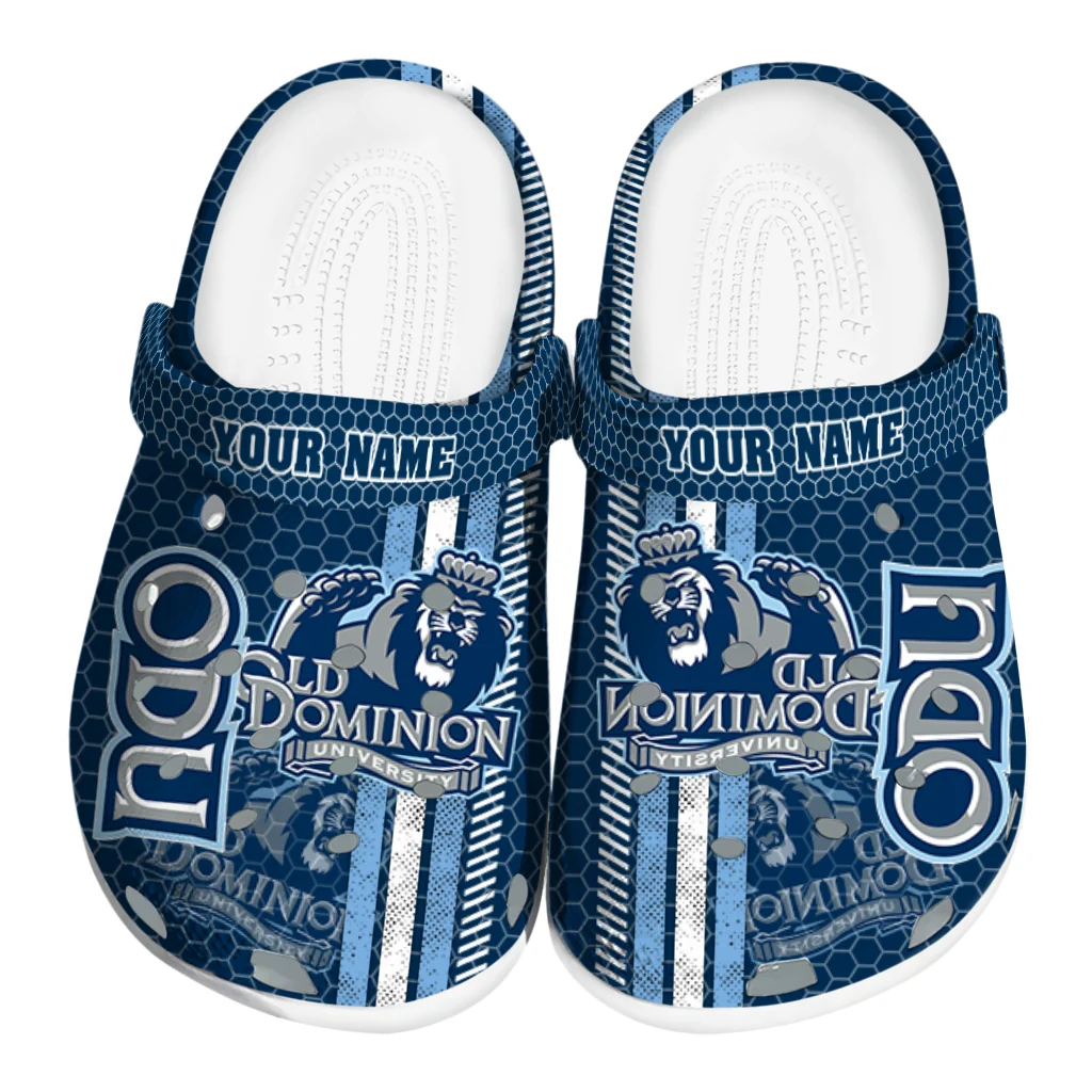 custom-old-dominion-monarchs-contrasting-stripes-clogs-best-selling custom old dominion monarchs contrasting stripes clogs best selling