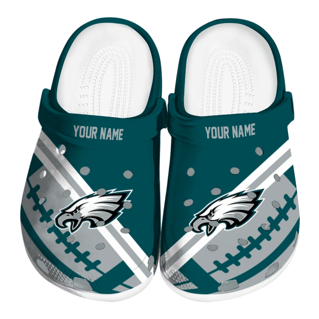custom-philadelphia-eagles-football-motif-clogs-best-selling custom philadelphia eagles football motif clogs best selling