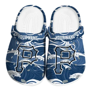 Custom Pittsburgh Pirates Wave Flow Clogs