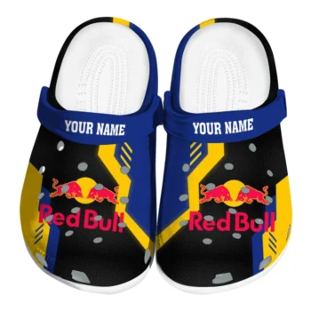 Custom Red Bull Twin Bulls Black Blue Clogs