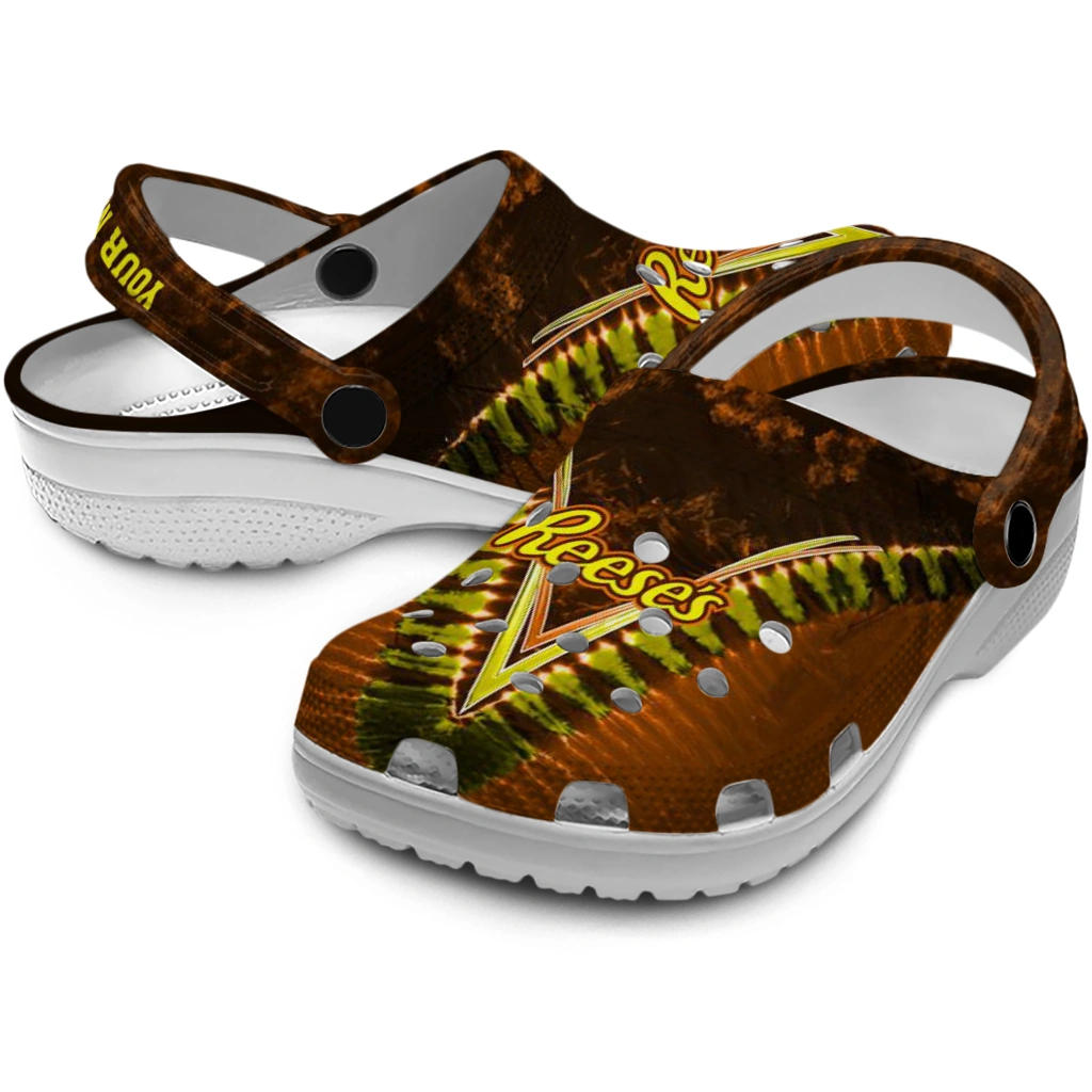 custom-reeses-chevron-accent-brown-green-clogs-high-quality-hey-clogs.webp