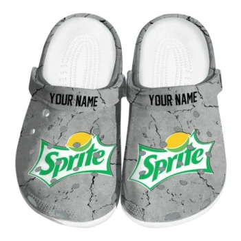 Custom Sprite Pattern Gray Clogs