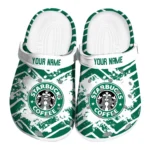 custom-starbucks-brush-strokes-green-white-clogs-best-selling-hey-clogs.webp