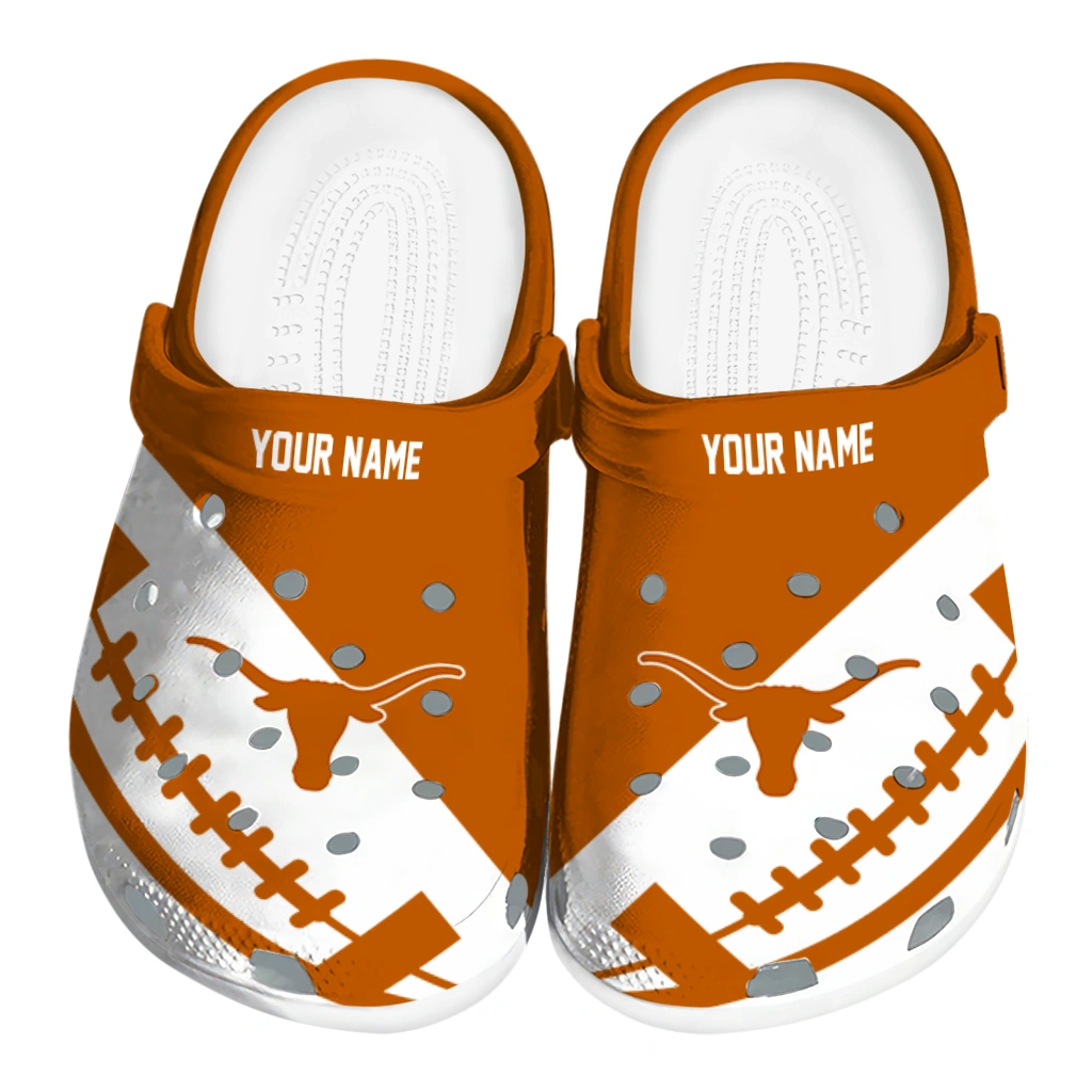 custom-texas-longhorns-football-motif-clogs-best-selling custom texas longhorns football motif clogs best selling