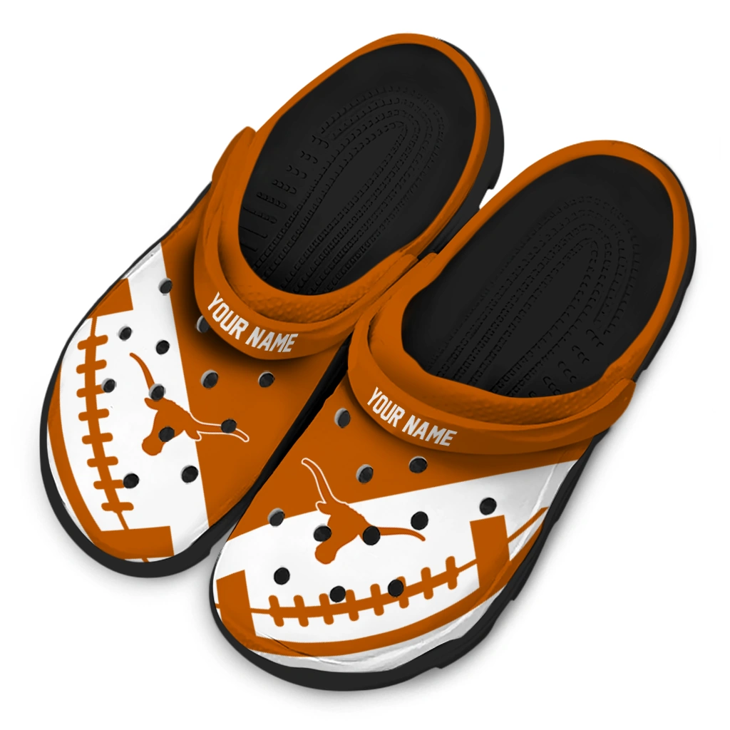 custom-texas-longhorns-football-motif-clogs-latest-model