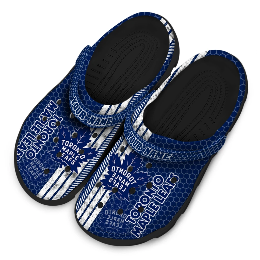 custom-toronto-maple-leafs-contrasting-stripes-clogs-latest-model