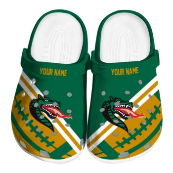 Custom UAB Blazers Football Motif Clogs
