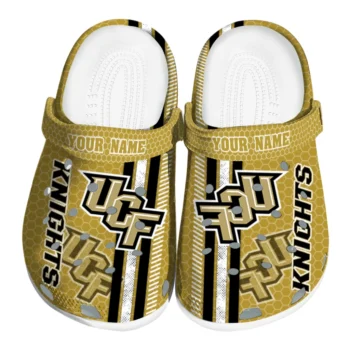 Custom UCF Knights Contrasting Stripes Clogs