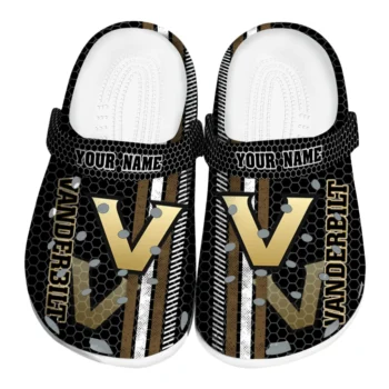 Custom Vanderbilt Commodores Contrasting Stripes Clogs