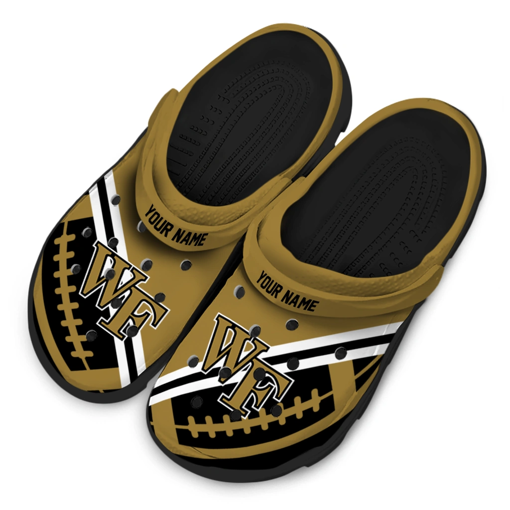 custom-wake-forest-demon-deacons-football-motif-clogs-latest-model