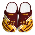 custom-washington-commanders-football-motif-clogs-best-selling