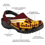 custom-washington-commanders-football-motif-clogs-best-selling