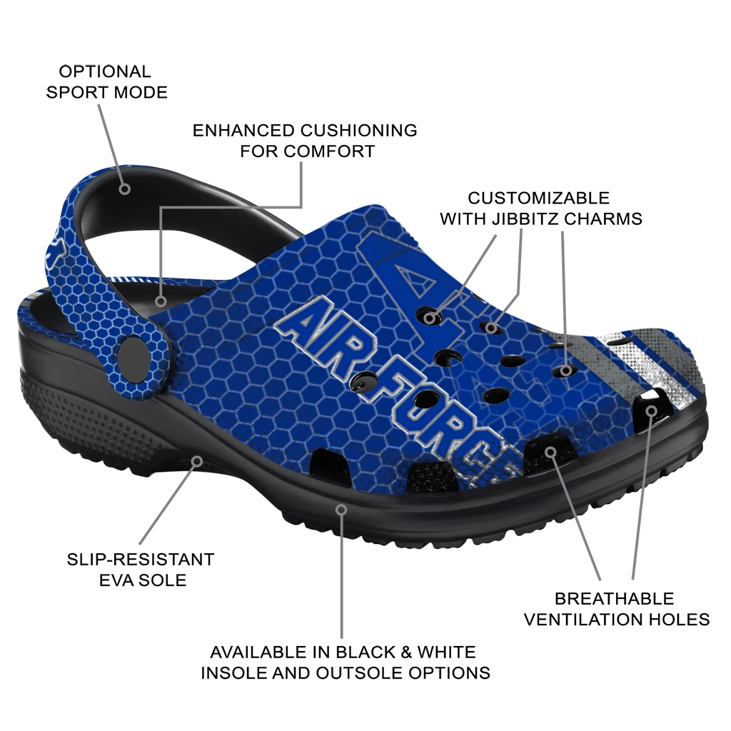 customized-air-force-falcons-contrasting-stripes-clogs-new-arrival