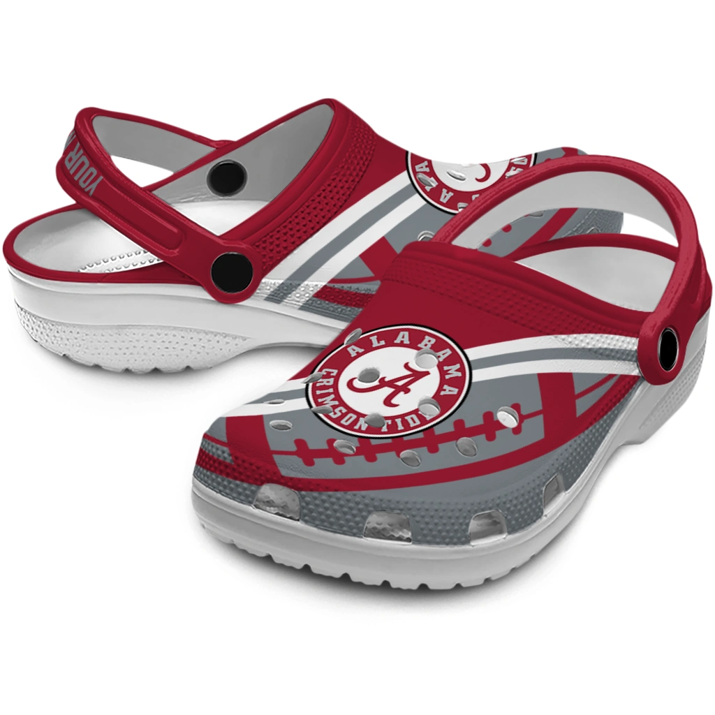 customized-alabama-crimson-tide-football-motif-clogs-high-quality