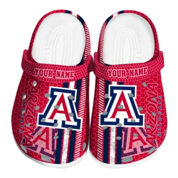 Customized Arizona Wildcats Contrasting Stripes Clogs