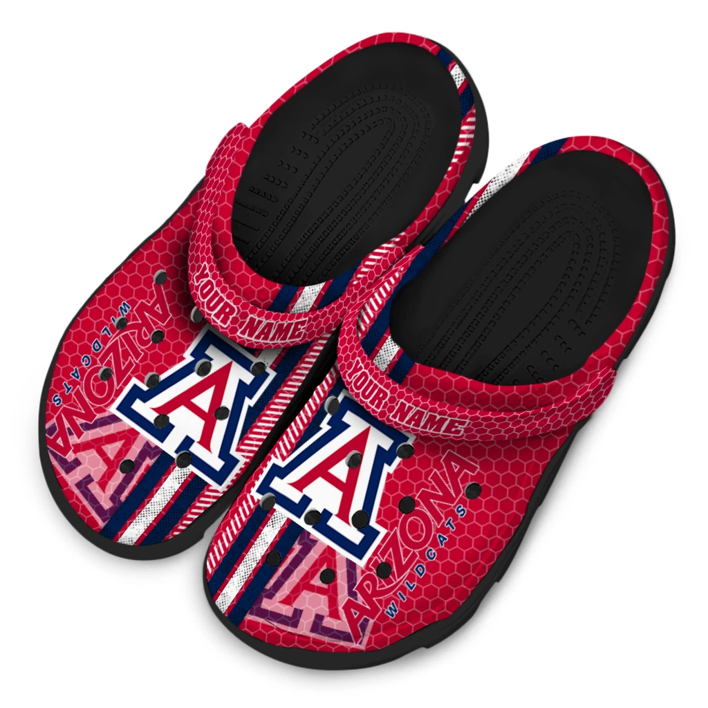 customized-arizona-wildcats-contrasting-stripes-clogs-latest-model