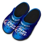 customized-bud-light-blue-strikes-blue-white-clogs-best-selling-hey-clogs.webp