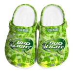 customized-bud-light-bud-can-green-white-clogs-best-selling-hey-clogs.webp