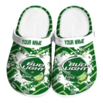 customized-bud-light-green-splash-green-white-clogs-best-selling-hey-clogs.webp