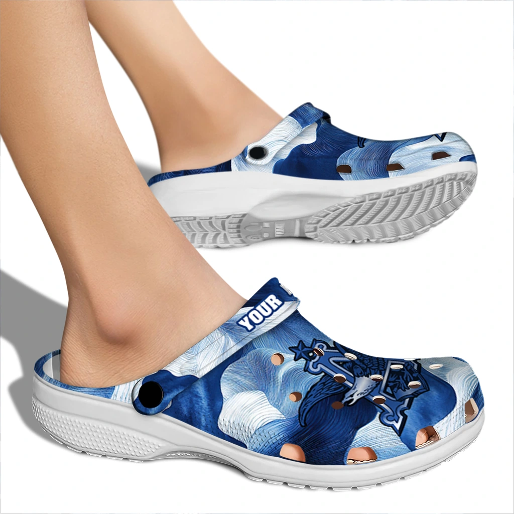 customized-budweiser-crested-shield-blue-white-clogs-fashion-forward-hey-clogs.webp