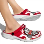 customized-budweiser-dartboard-hands-red-white-clogs-best-selling-hey-clogs.webp