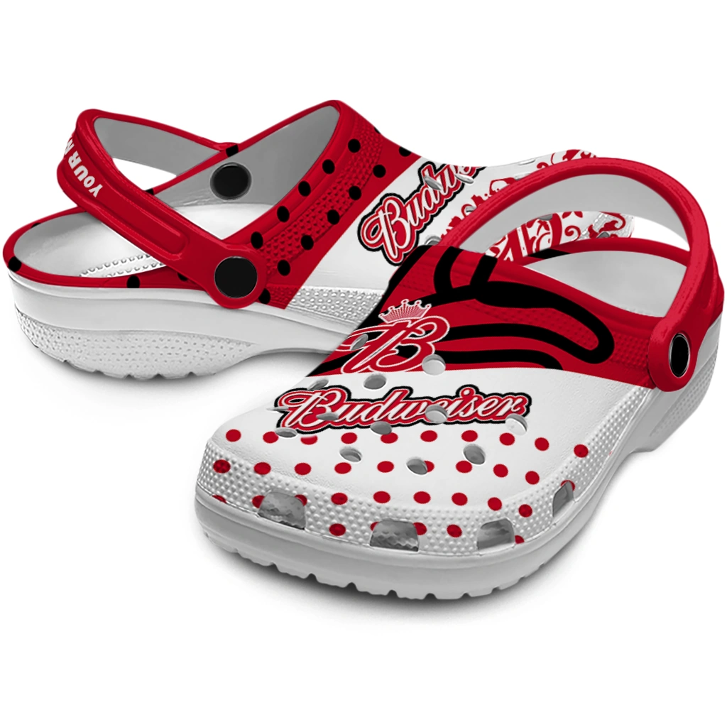 customized-budweiser-hand-motif-red-white-clogs-high-quality-hey-clogs.webp