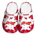 customized-budweiser-splat-centerpiece-red-white-clogs-best-selling-hey-clogs.webp