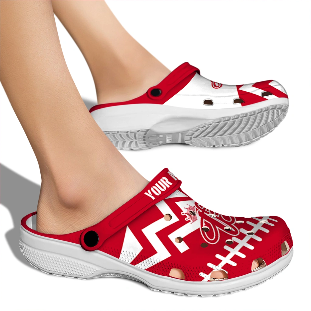 customized-budweiser-stitching-chevron-red-white-clogs-fashion-forward-hey-clogs.webp