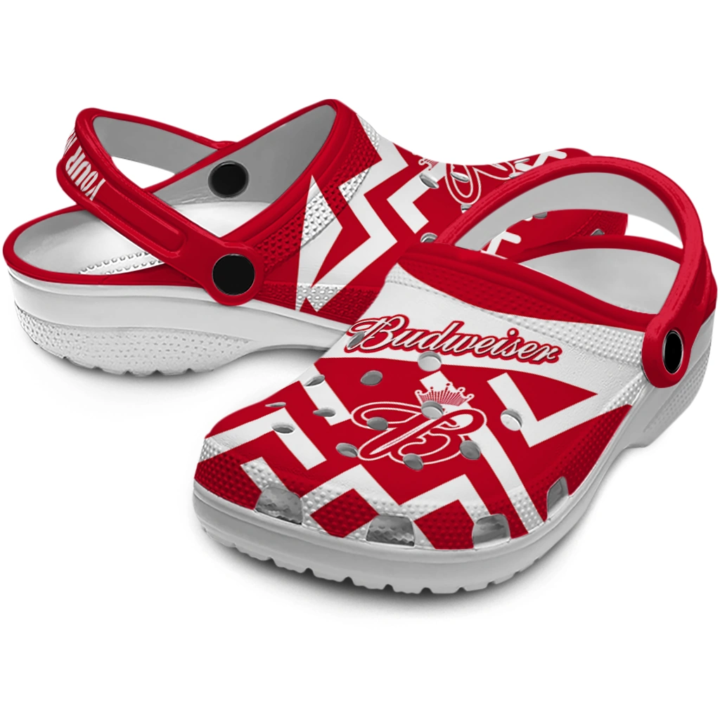 customized-budweiser-stitching-chevron-red-white-clogs-high-quality-hey-clogs.webp