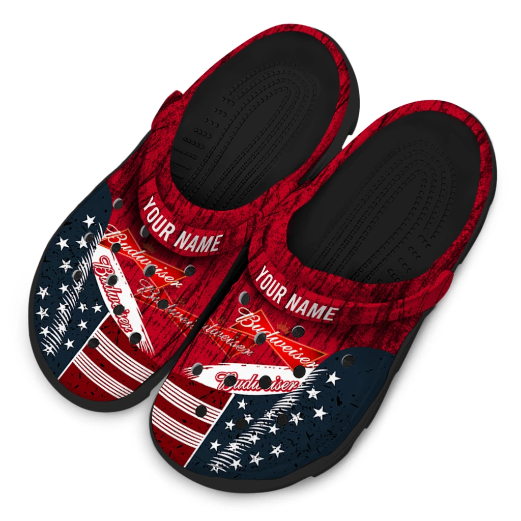 customized-budweiser-usa-flag-red-blue-clogs-latest-model-hey-clogs.webp